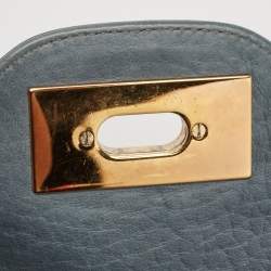 Pre Owned Chloe Blue Leather Medium Sally Shoulder Bag