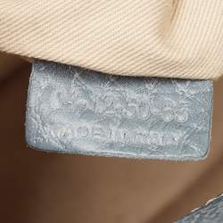 Pre Owned Chloe Blue Leather Medium Sally Shoulder Bag