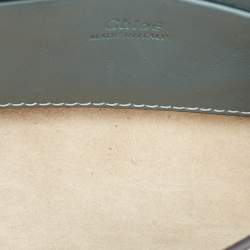 Pre Owned Chloe Blue Leather and Suede Mini Faye Crossbody Bag