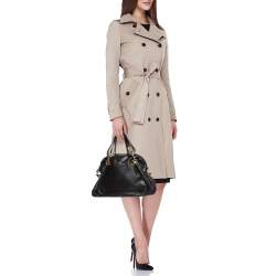 Pre Owned Chloe Black Leather Medium Paraty Satchel