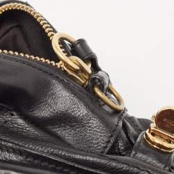 Pre Owned Chloe Black Leather Medium Paraty Satchel