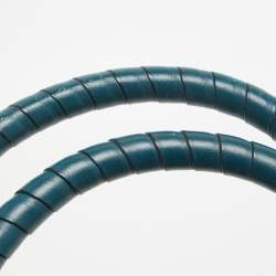 Pre Owned Chloe Blue Leather Small Marcie Satchel