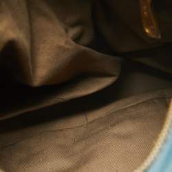 Pre Owned Chloe Blue Leather Small Marcie Satchel