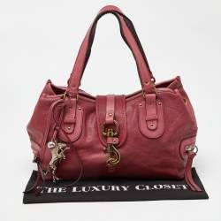 Pre Owned Chloe Pink/Brown Leather Paddington Satchel