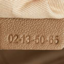 Pre Owned Chloe Beige/Black Leather Medium Paraty Handbag