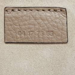 مملوكة مسبقًا حقيبة كروس كلوي بيكسي سويدي وجلد بيج مستديرة صغيرة