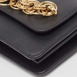 Pre Owned Chloe Black Leather Drew Bijou Clutch