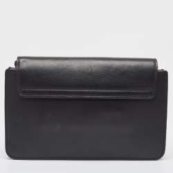 Pre Owned Chloe Black Leather Drew Bijou Clutch