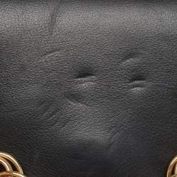 Pre Owned Chloe Black Leather Drew Bijou Clutch