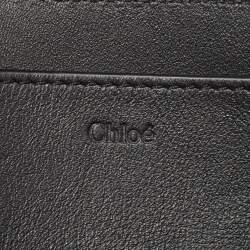 Pre Owned Chloe Black Leather Drew Bijou Clutch