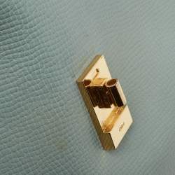 Pre Owned Chloe Two Tone Leather Large Drew Shoulder Bag