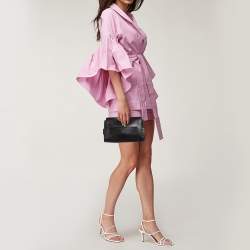 Chloe Black Leather Small Elle Clutch
