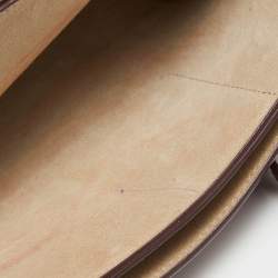 Pre Owned حقيبة كتف كلوي فاي صغيرة سويدي و جلد أزرق