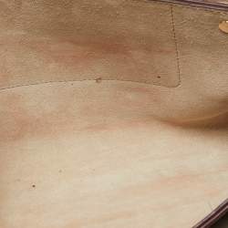 Pre Owned حقيبة كتف كلوي فاي صغيرة سويدي و جلد أزرق