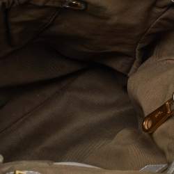 Pre Owned Chloe Grey Leather Medium Marcie Satchel