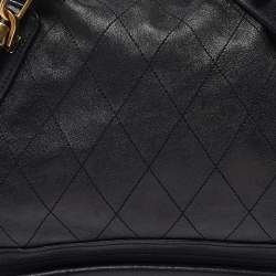 Chloe Black Leather Large Paraty Satchel