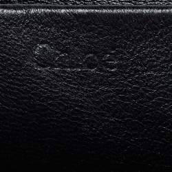 Pre Owned Chloe Black Leather Medium Elsie Chain Shoulder Bag