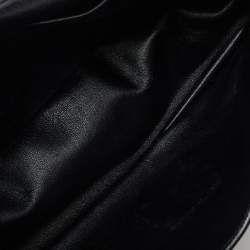 Pre Owned Chloe Black Leather Medium Elsie Chain Shoulder Bag