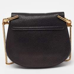 Pre Owned حقيبة كتف كلوي درو جلد وردي/بيج صغيرة