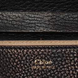 Pre Owned حقيبة كتف كلوي درو جلد وردي/بيج صغيرة