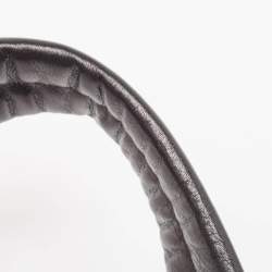 Pre Owned Chloe Black/Metallic Leather Double Zip Shoulder Bag