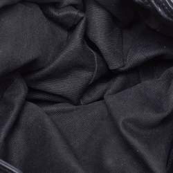 Chloe Black Leather Embellished Ring Handle Hobo