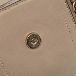 Chloe Grey Leather and Suede Faye Backpack