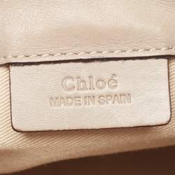 Chloe Grey Leather and Suede Faye Backpack