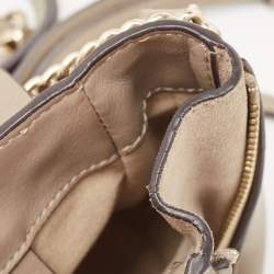 Chloe Grey Leather and Suede Faye Backpack