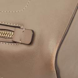 Chloe Grey Leather and Suede Faye Backpack