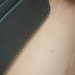 مملوكة مسبقًا Chloe Blue Leather and Suede Mini Faye Crossbody Bag