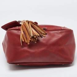 Chloe Cherry Leather Eden Tote 