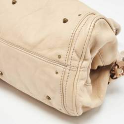 Pre Owned Chloe Beige Leather Medium Paddington Satchel