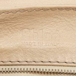 Pre Owned Chloe Beige Leather Medium Paddington Satchel