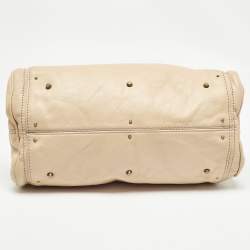 Pre Owned Chloe Beige Leather Medium Paddington Satchel