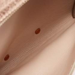 Chloe Rose Gold Leather Bifold Wallet
