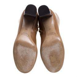 Pre Owned Chloe Brown Leather Knee High Boots Size 38