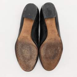Chloe Black Patent Lauren Pumps Size 36