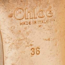 Chloe Beige Suede Gladiator Wedge Gladiator Sandals Size 36