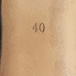 Chloe Black Leather Zip Up Knee Length Boots Size 40