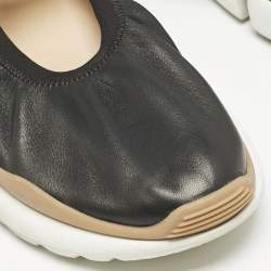 Chloe Black Leather Sonnie Ballerina Sneakers Size 36