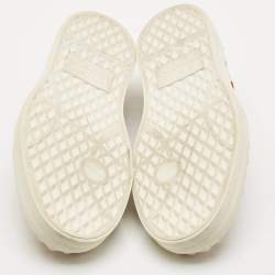 Chloe Brown Nubuck Leather Ivy Scallop Slip On Sneakers Size 40