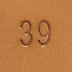 Pre Owned صندل كعبي كلوي جلد أسود بفيونكة ورباط للكاحل مقاس 39