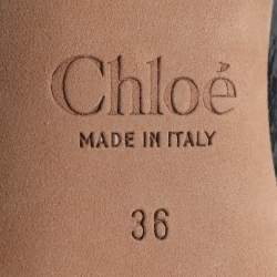 مملوكة مسبقًا Chloe Marcie Size 36 Black Patent Leather Pumps