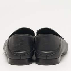 Pre Owned حذاء لوفرز كلوي جلد بني بالشعار حرف سي مقاس 37