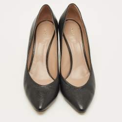 Pre Owned Chloe Beckie Size 41 Black Leather Pointed Toe Pumps