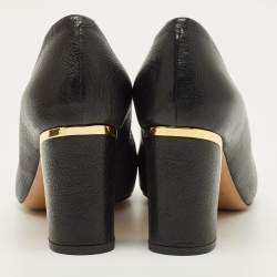 Pre Owned Chloe Beckie Size 41 Black Leather Pointed Toe Pumps