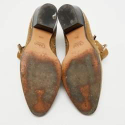 Pre Owned Chloe Susanna Studded Size 38 Olive Green Nubuck Leather Ankle Boots