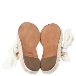 Chloe Pink Suede Harper Lace Up Flat Espadrille Slides Size 38