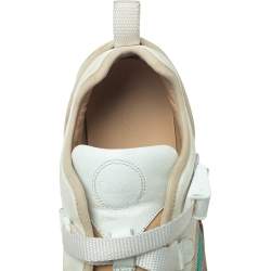 Chloe Multicolor Leather And Fabric Sonnie Low Top Sneakers Size 39